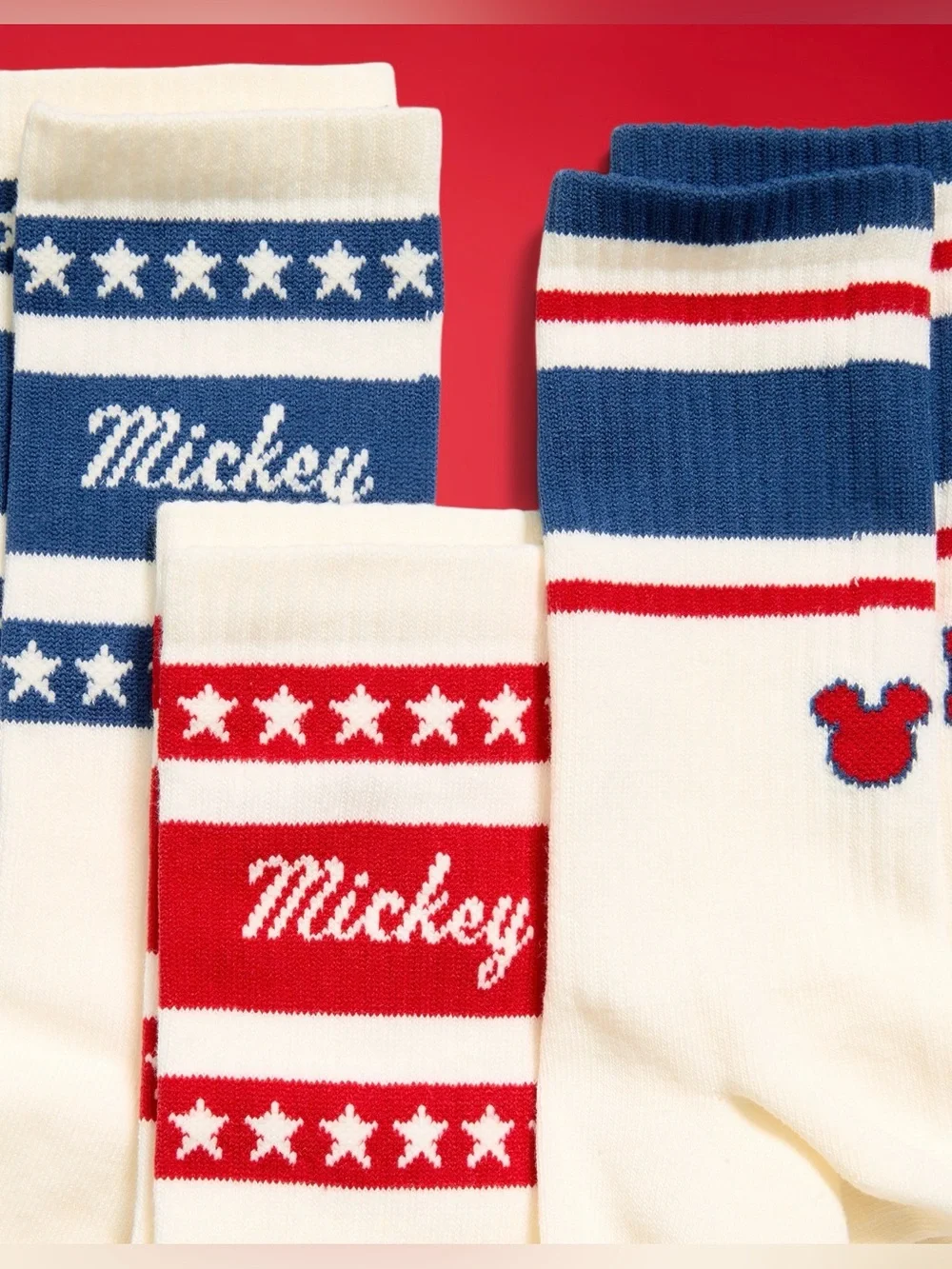 Old Navy x Disney Men 3-Pack Crew Socks